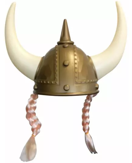 Vikingská helma s copánky pro dospělé