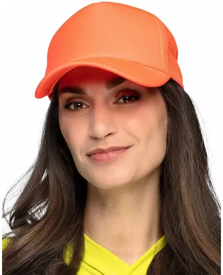 Fluorescenčně oranžová kšiltovka pro dospělé