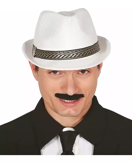 Bílý trilby borsalino klobouk pro dospělé