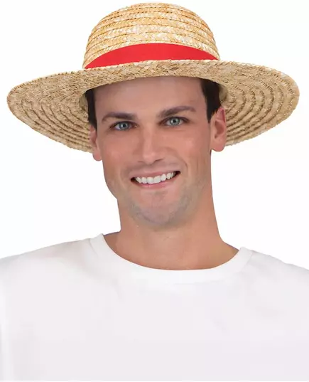 Slaměný klobouk Pirate King pro dospělé