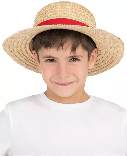 Dětský slaměný klobouk Pirate King