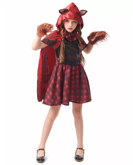 Dívčí kostým Werewolf Riding Hood, Velikost: 10-12 let (130-140 cm)