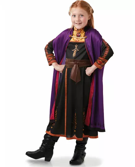Klasický kostým Anna Frozen 2 pro dívky, Velikost: 2-3 let (83 to 97 cm)