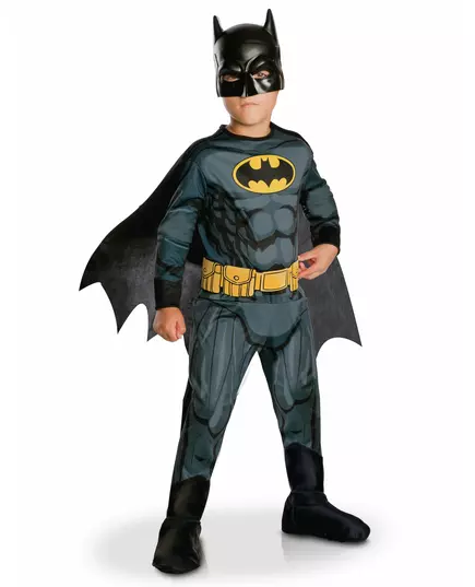 Klasický chlapecký kostým Batman Justice League, Velikost: 3-4 let (90 to 104 cm)