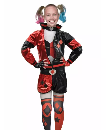 Kostým Harley Quinn pro dívky, Velikost: 10-12 let