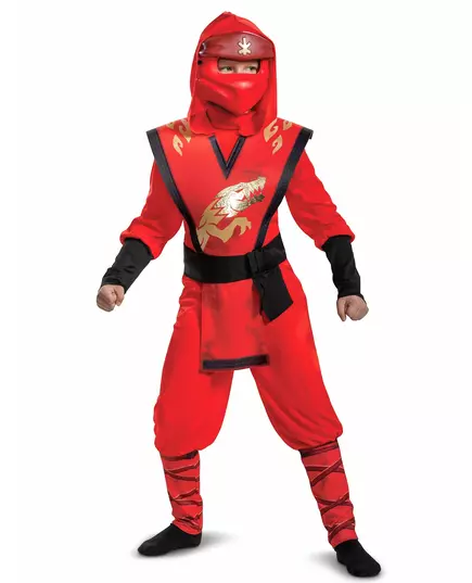 LEGACY deluxe kostým Kai Ninjago® – LEGO děti, Velikost: 10–12 let(137–149 cm)
