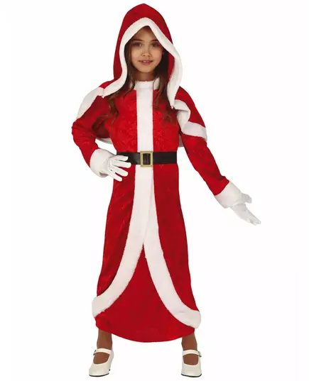 Kostým Mother Christmas – dlouhé šaty pro dívky
