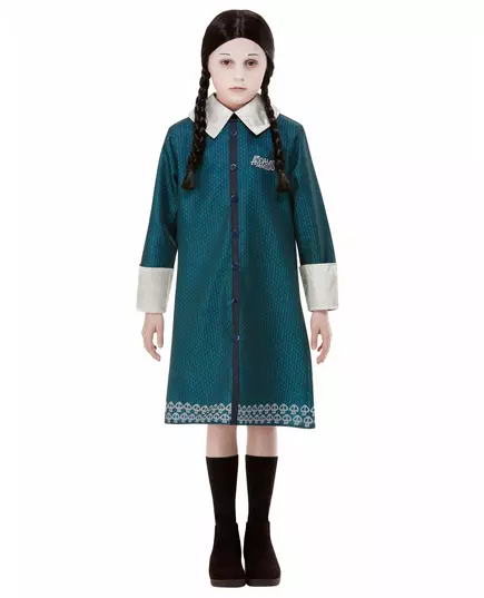 Dívčí kostým Wednesday Addams Family, Velikost: 10-12 let (145/158 cm)