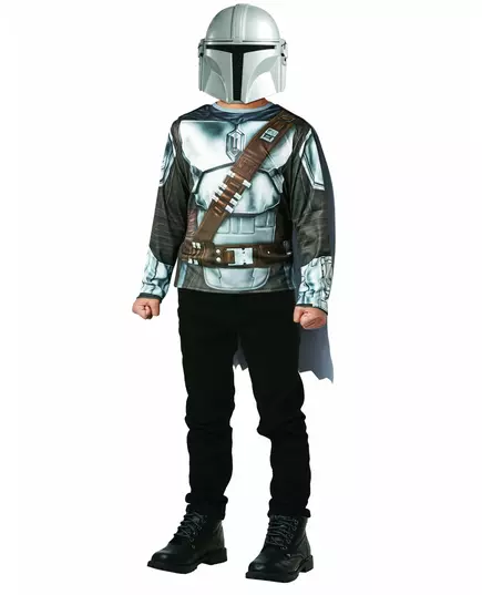 Dětská sada trička a masky The Mandalorian