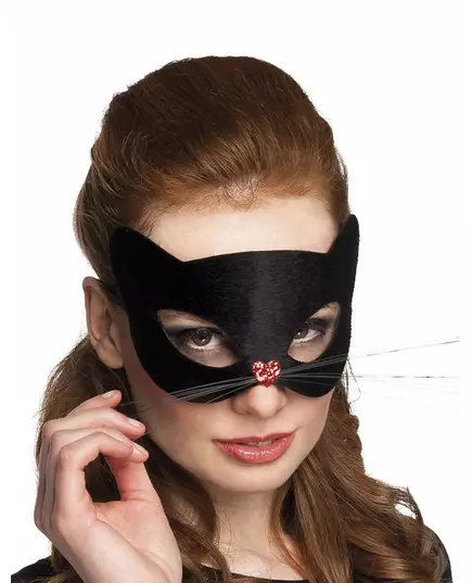Kočičí maska se srdíčkovým nosem pro ženy