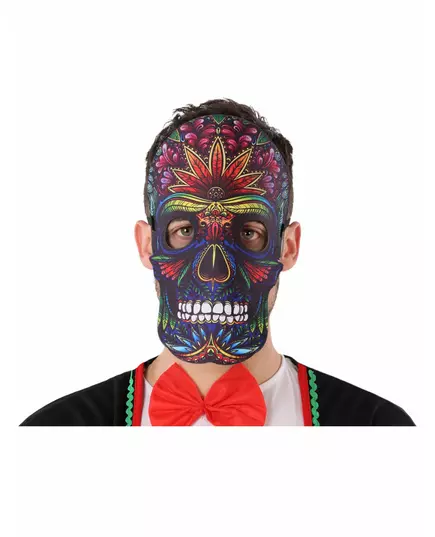 Maska Dia de los Muertos – kožený a plstěný efekt pro dospělé