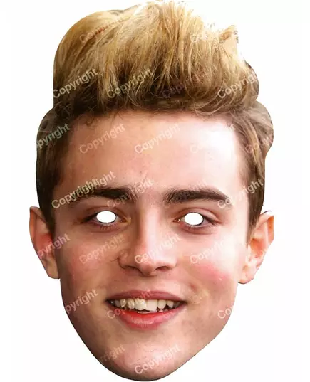 Kartónová maska Edward Jedward