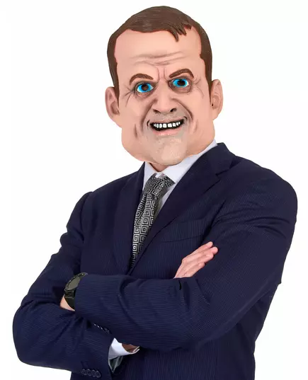 Latexová humorná maska Emmanuel pro dospělé