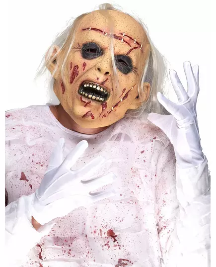 Latexová maska mrtvolný starý muž pro dospělé