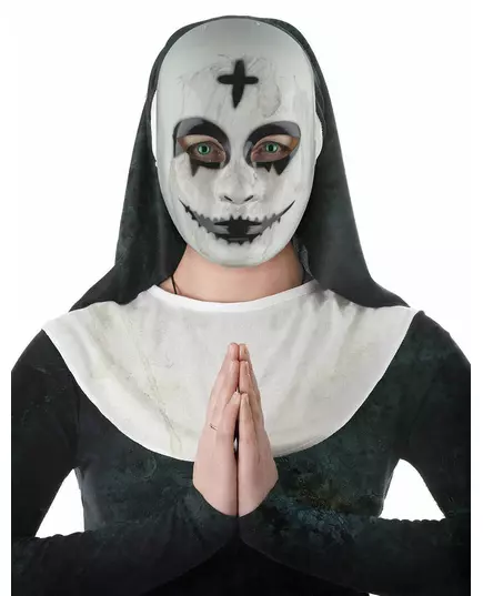 Satanská jeptišská maska pro dospělé