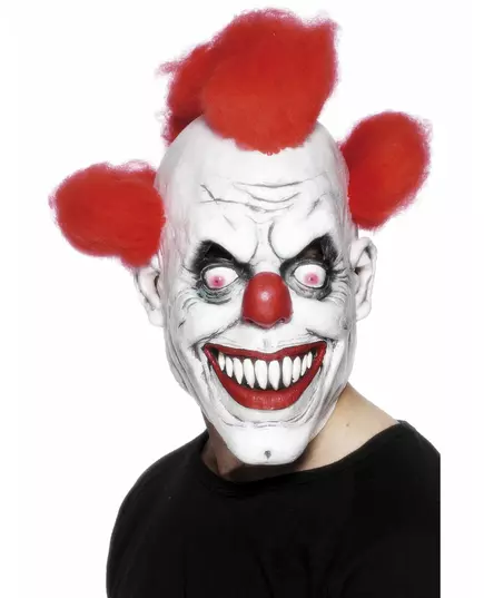 Děsivá klaunská maska pro dospělé na Halloween