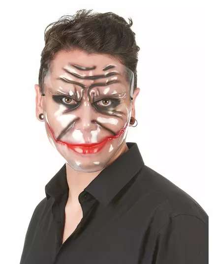 Průhledná maska s roztrženou čelistí pro dospělé