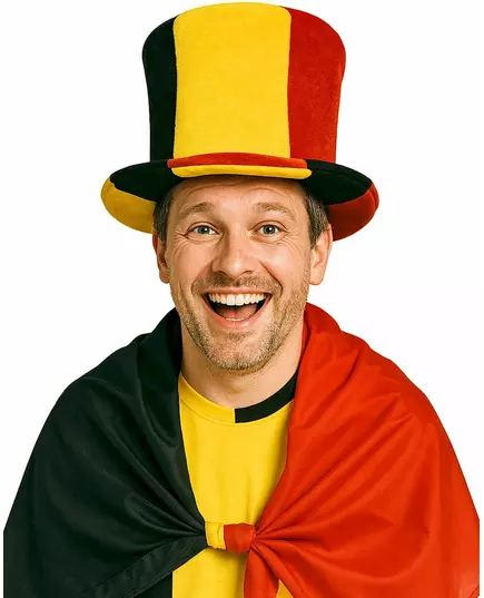 Belgie – fanouškovský cylindr