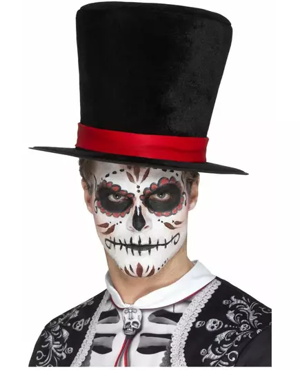 Sametový cylindr Day of the Dead pro dospělé