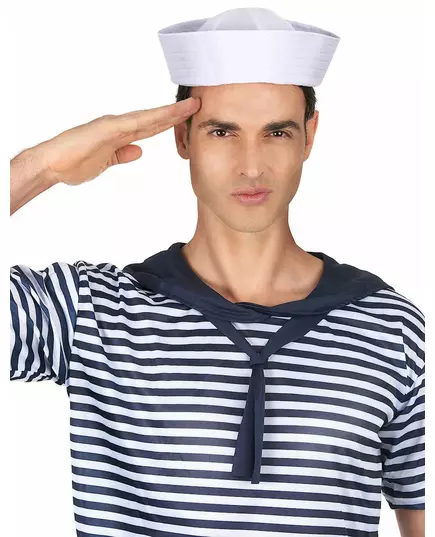 Bílý námořnický klobouk pro dospělé