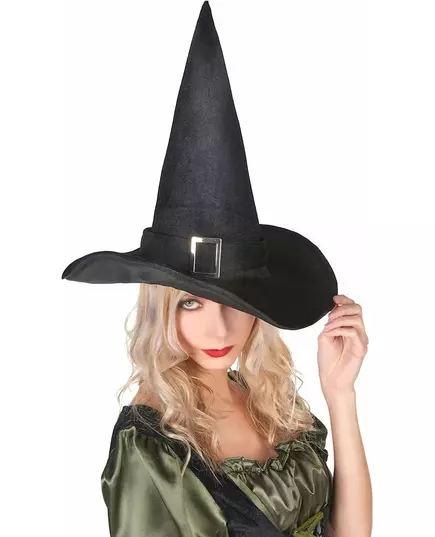 Sametový čarodějnický klobouk pro dospělé Halloween