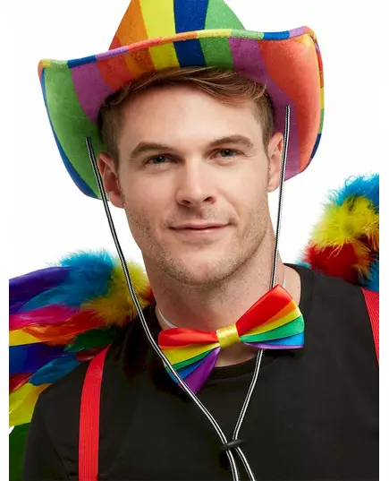 Duhový stetson klobouk pro dospělé