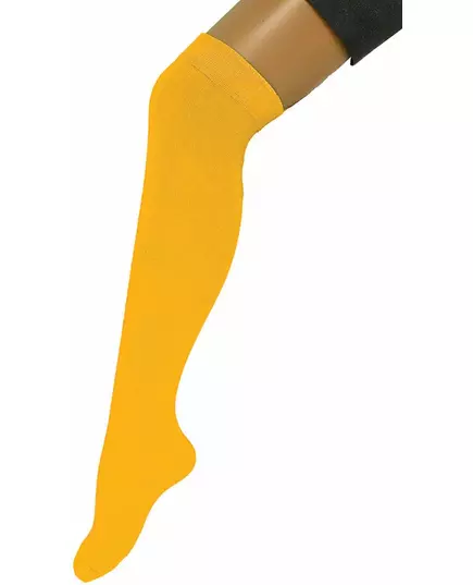 Dlouhé žluté ponožky 53 cm pro dospělé