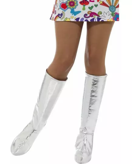 Stříbrné návleky na boty pro ženy