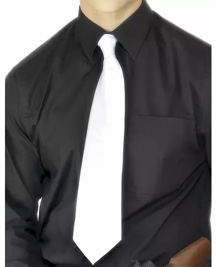 Bílá kravata pro dospělé