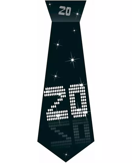 VIP kartonová kravata 20th Anniversary s gumičkou