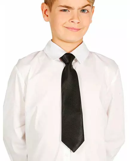 Dětská černá kravata 30 cm