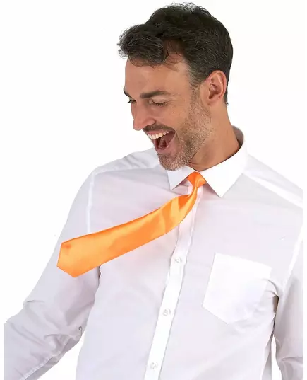 Oranžová kravata pro dospělé
