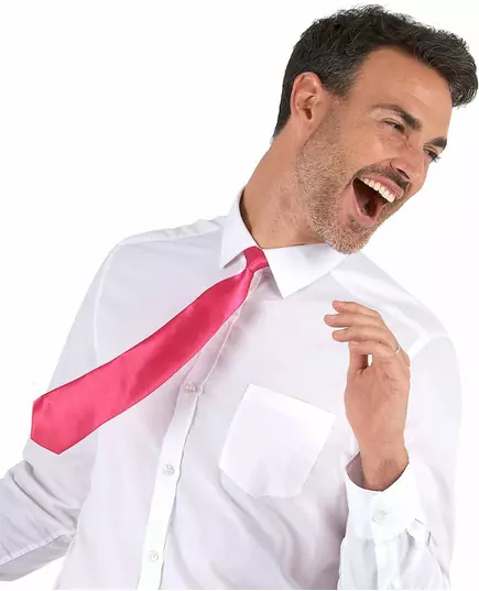 Růžová kravata pro dospělé