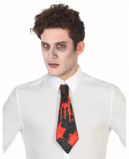 Krvavá kravata pro dospělé Halloween