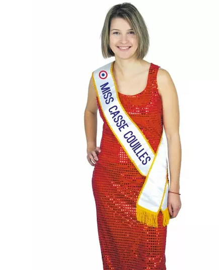 Humorná šála „Miss Pain in the Ass“ pro dospělé