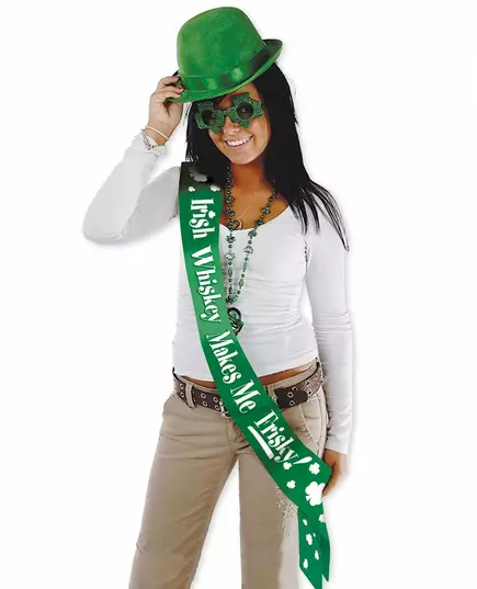 Humorná saténová šála na St. Patrick’s Day