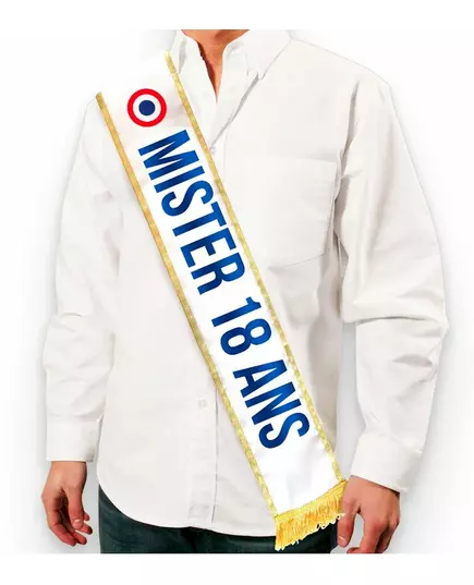 Trikolorní šála Mister 18