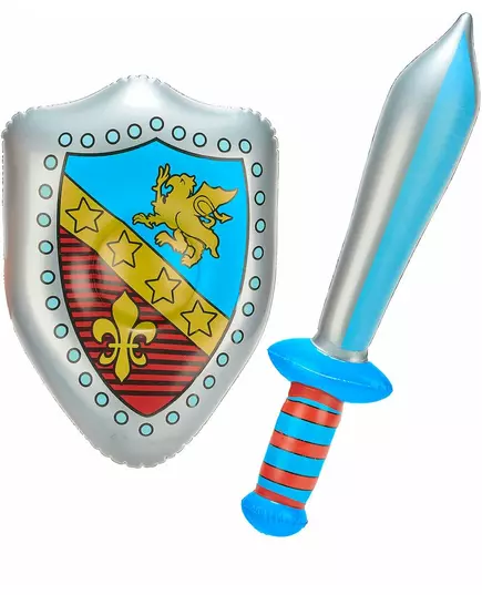 Nafukovací meč a štít