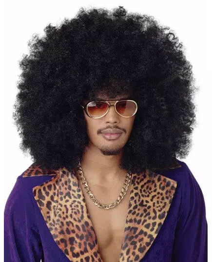 Černá maxi afro paruka