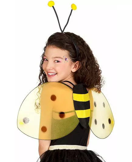 Sada včelích křídel a čelenky