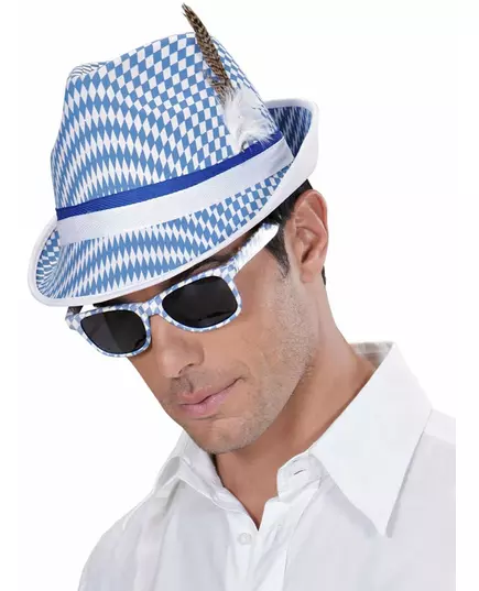 Bílo-modré brýle Oktoberfest pro dospělé