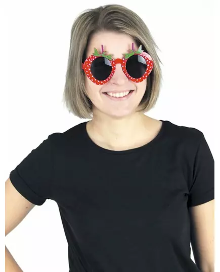 Jahodové brýle pro dospělé