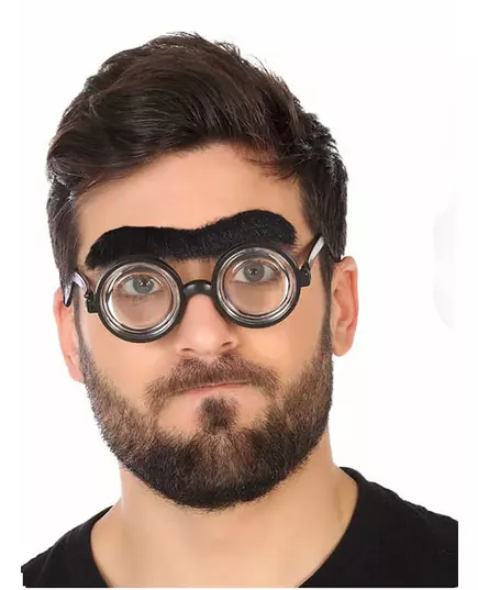 Černé spojité obočí pro dospělé