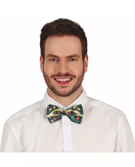 Zelený vánoční motýlek pro dospělé