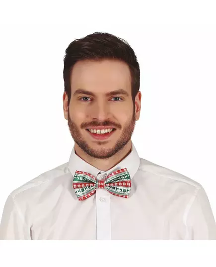 Vánoční motýlek se vzorem pro dospělé