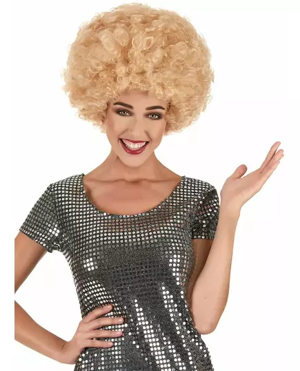 Afro paruka Adult Comfort blond