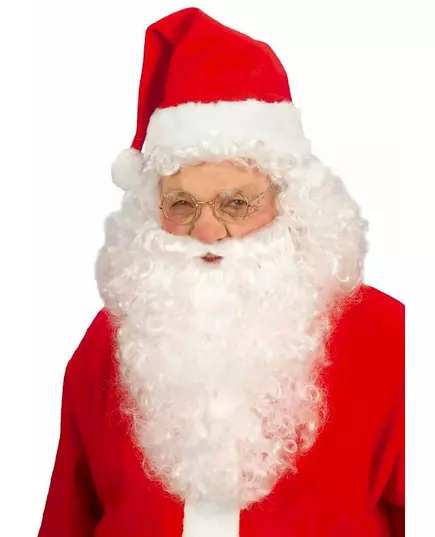 Paruka Santa Clause s vousy pro dospělé
