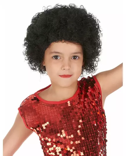 Černá afro paruka pro děti