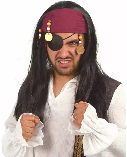 Pirátská paruka pro dospělé