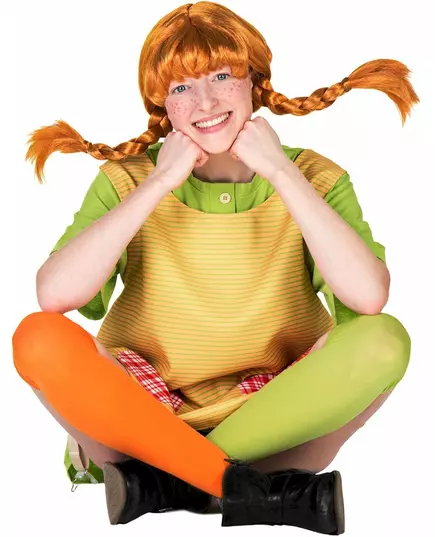 Paruka Pippi Dlouhá punčocha pro ženy